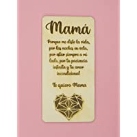 Los mejores  - Tarjeta de madera para el día de la madre- tarjeta de cumpleaños. Regalo muy especial para mamá- tarjeta de felicitación…